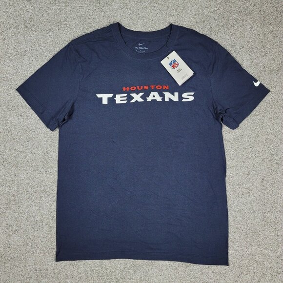NEW Nike NFL Houston Texans T Shirt Men's‎ Size Medium Crewneck Football - Picture 1 of 6